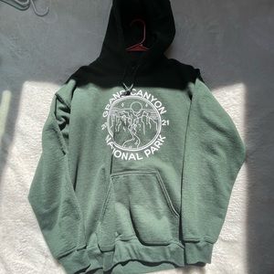 Forest green oversized hoodie